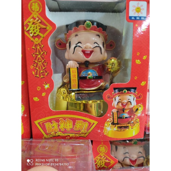 Thần tài gật đầu năng lượng mặt trời size nhỏ