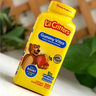 MẪU MỚI - Kẹo Dẻo Gummy Vites Daily Multivitamin - KẸO GẤU L'IL CRITTERS MỸ 300 VIÊN