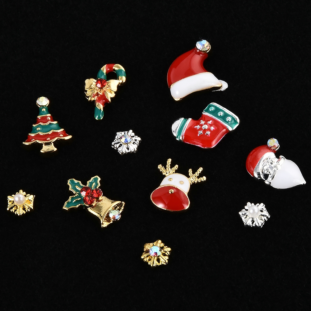 Sticker Dán Móng Họa Tiết Giáng Sinh Chủ Đề Giáng Sinh