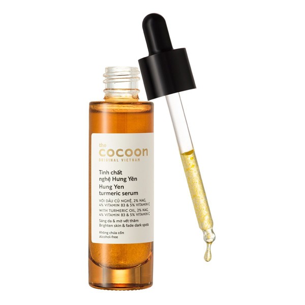 Tinh chất nghệ Hưng Yên cocoon 30ml (turmeric serum) giúp sáng da