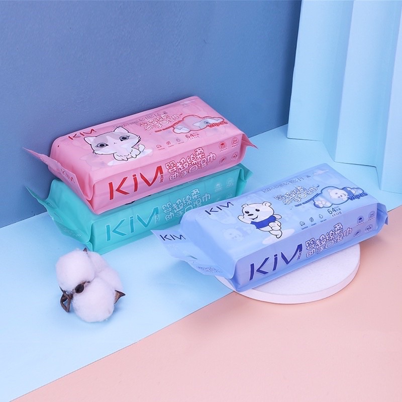 Sét 8 gói khăn giấy ướt mini bỏ túi tiện lợi