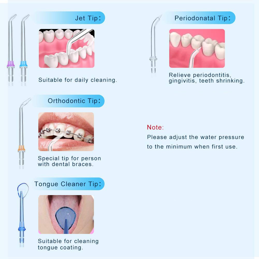 Máy tăm nước H2OFloss HF6P 2021 HF9P 2021 Tăm nước 2021 bản mới nhất tặng kèm túi đựng