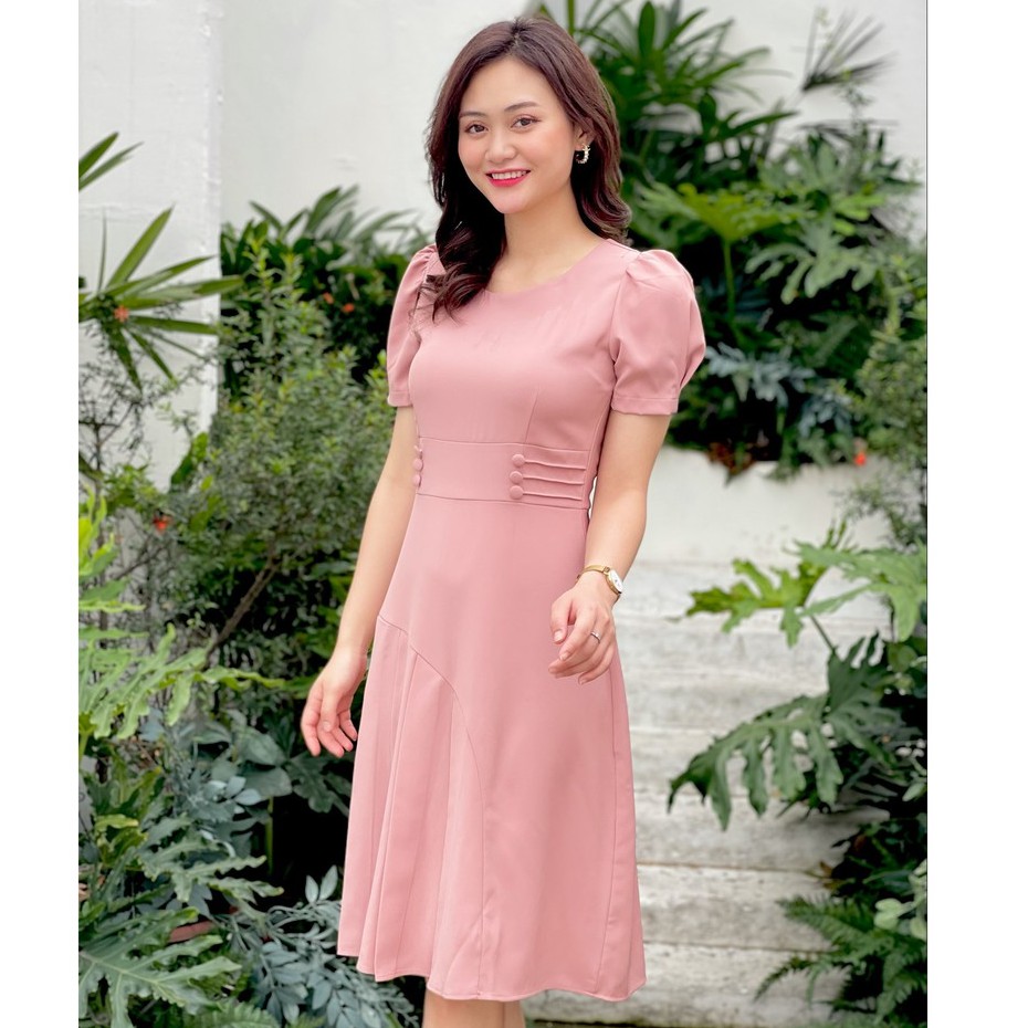 Đầm công sở thiết kế cao cấp Emvy, Sang trọng,tinh tế ,lịch sự .Phù hợp mọi hoàn cảnh ,lứa tuổi mã K65 | BigBuy360 - bigbuy360.vn