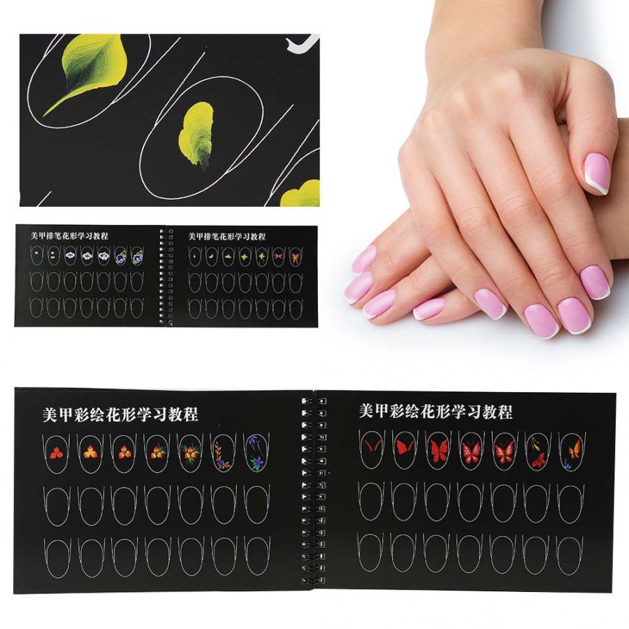 Sổ học vẽ móng chuyên luyện tập dành cho người mới học nail