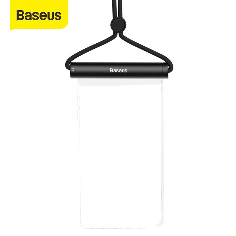 Túi chống nước điện thoại Baseus bao đựng đt 5 lớp phủ giảm thiểu tối đa hơi mờ tiêu chuẩn IPX8 cho samsung ip oppo ...