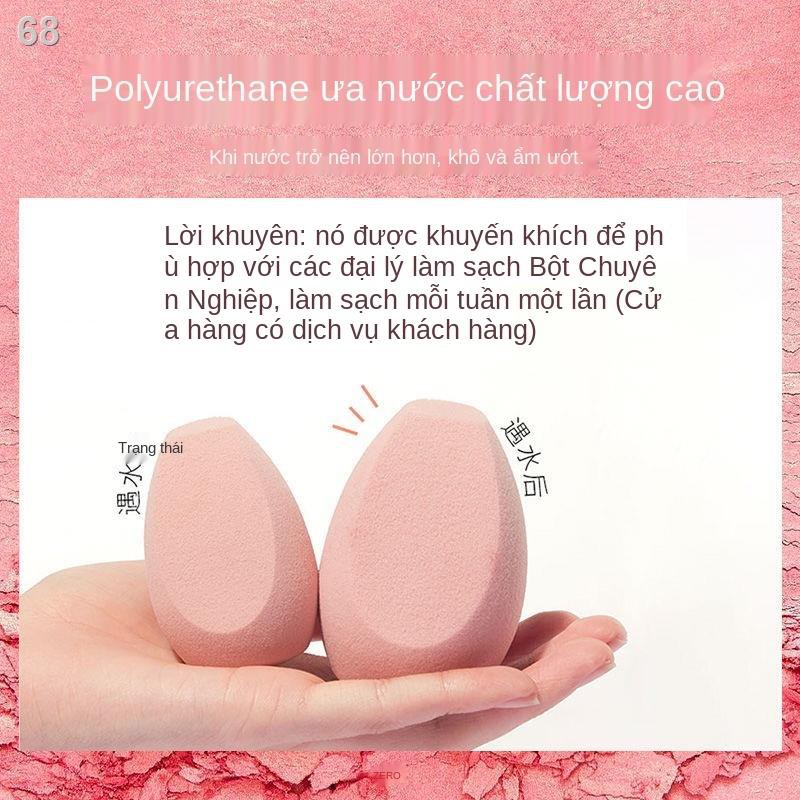 tháng Ba Rabbit Beauty Eggkeup foam Phấn phủ nền siêu mềm cushion trang điểm trứng bb no bột dụng cụW