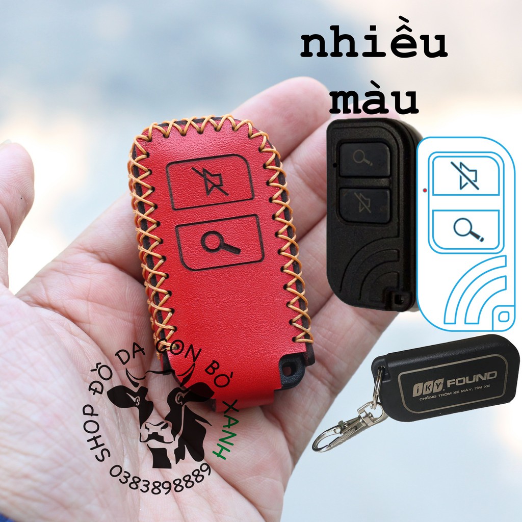 Bao Da Chìa Khóa Remote iky Chống Trộm Xe Handmade Da Thật