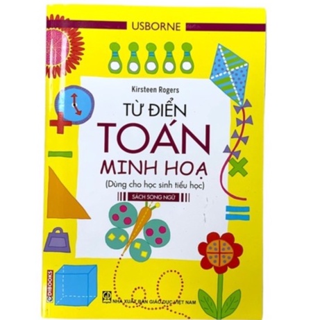 Sách - Từ điển Toán minh họa (dùng cho học sinh tiểu học) sách song ngữ.