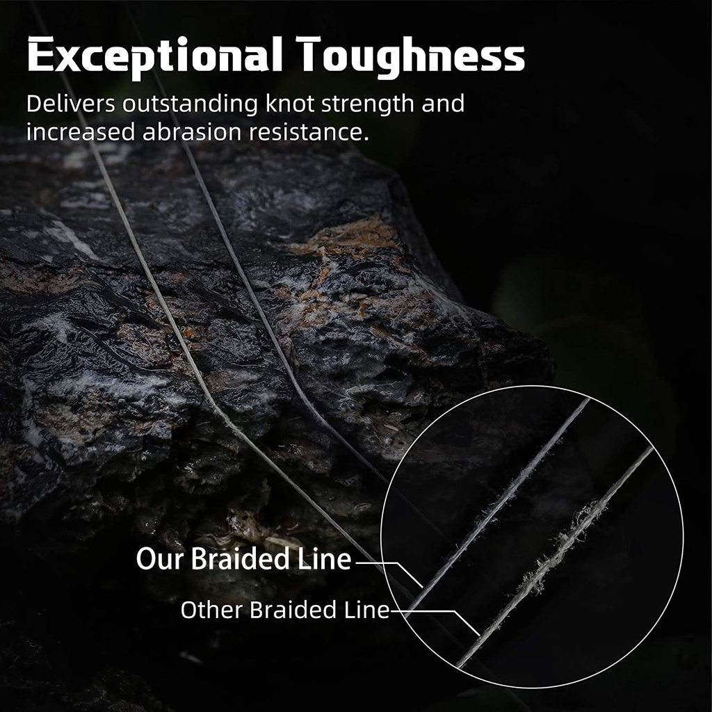 Cuộn Dây Câu Cá Bện 12 Sợi PE Tali Pancing X12 Cao Cấp