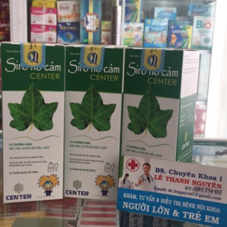 ✅(hàng chất lượng) Siro ho cảm Center-nhuận phế,giảm ho cảm
