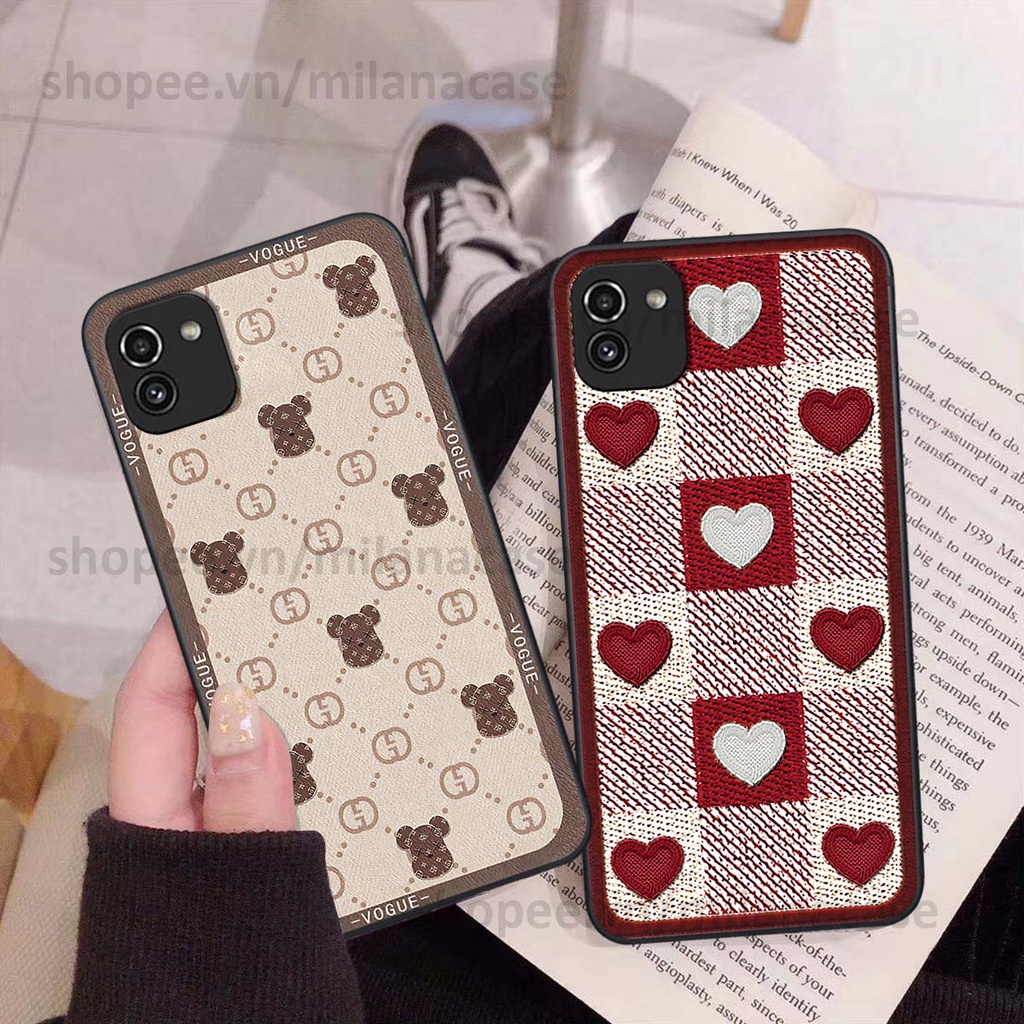 Ốp Samsung A03 hình trái tim be love tình yêu siêu đẹp, cá tính, thời trang