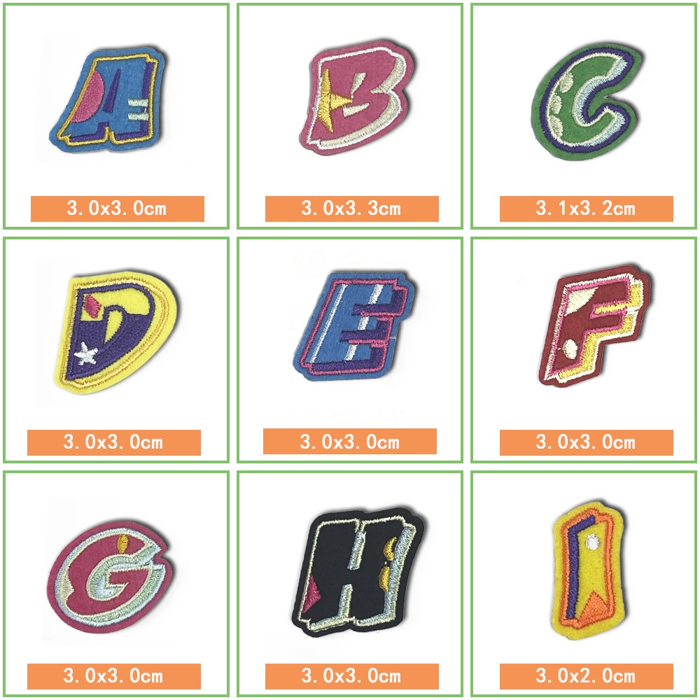 Set 26 Chữ Cái Tiếng Anh Dán Trang Trí Nhiều Màu Sắc