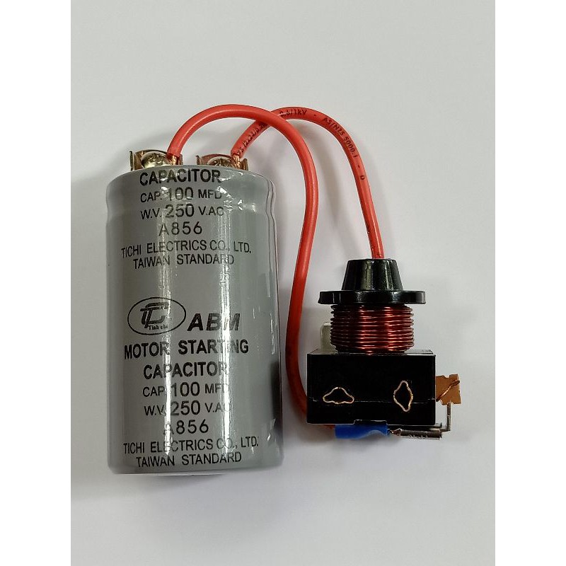 Rơ le cơ 1/6hp(rơ le khởi động) có đấu sẵn tụ đề - Tủ lạnh ...