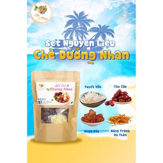 Chè Dưỡng Nhan Tuyết Yến - Nuôi Dưỡng Vẻ Đẹp Phụ Nữ ( 15 chén ) - Chè 4 Mùa