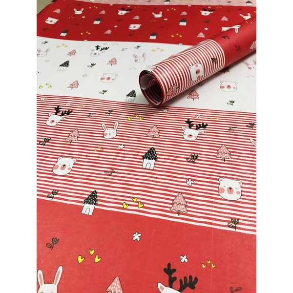 Giấy Gói Quà noel, giáng sinh đẹp xuất sắc, mẫu mới lạ - Phụ kiện Halu