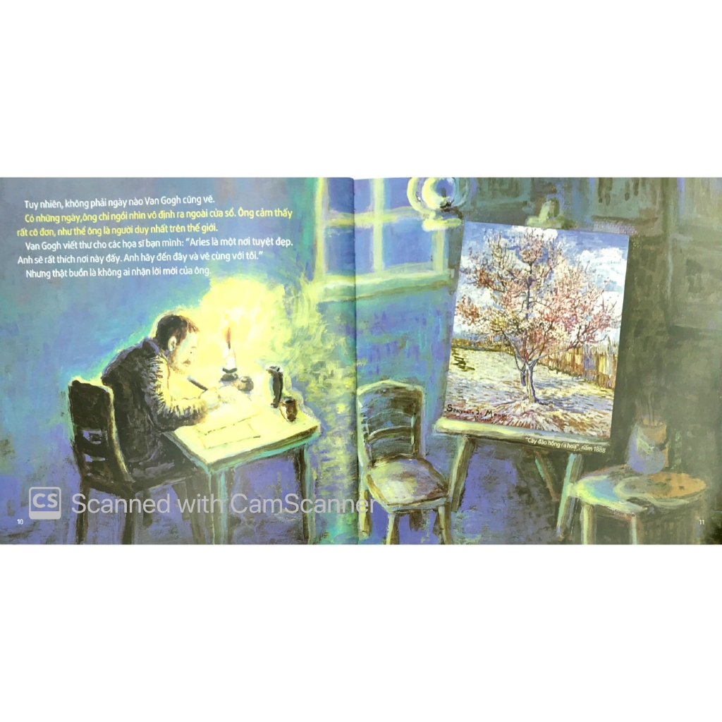 Sách - Van Gogh Người Họa Sĩ Tài Hoa - Tuyển Tập Truyện Tranh Danh Nhân Thế Giới