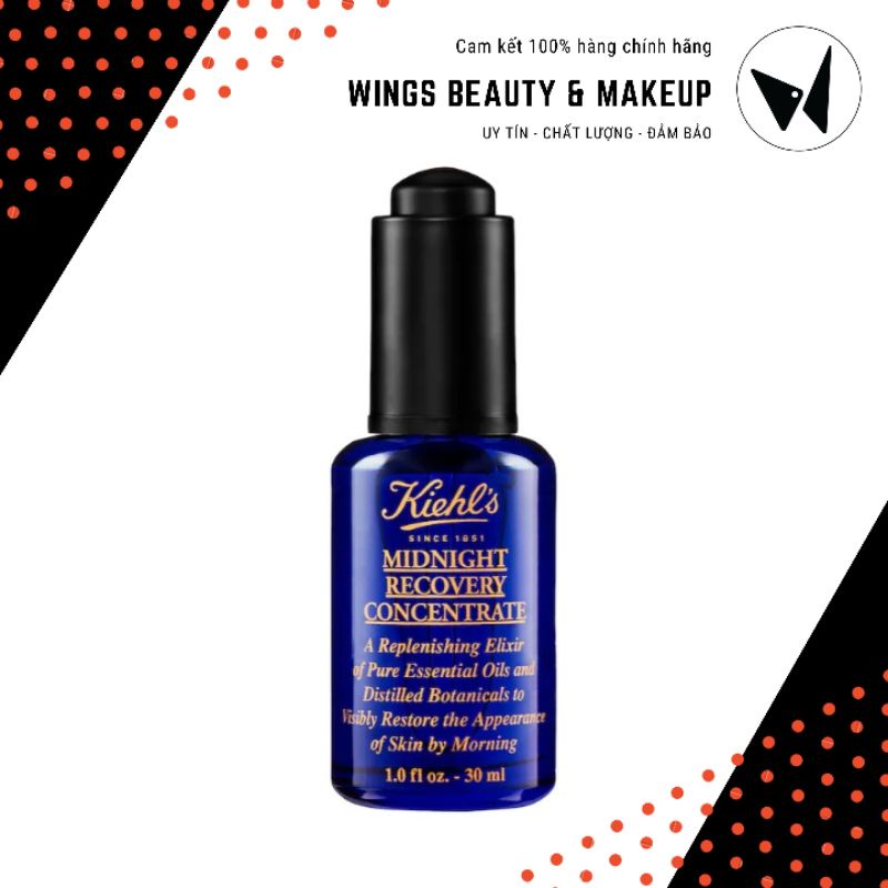 Tinh chất dưỡng da KIEHL'S - Midnight Recovery Concentrate