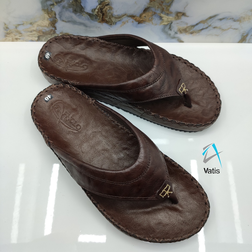 DÉP KẸP DA BÒ CAO CẤP VATIS VA2006