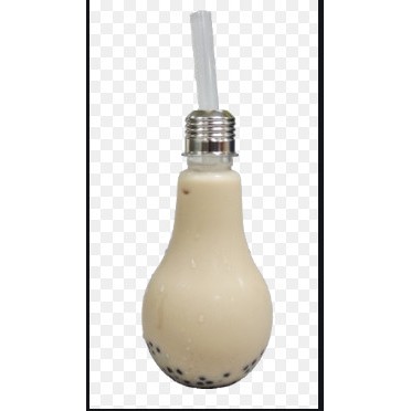 Combo 20 chai nhựa bóng đèn 350ml  nắp vặn có hình dán trên chai Chất liệu nhựa Pet kèm hình dán