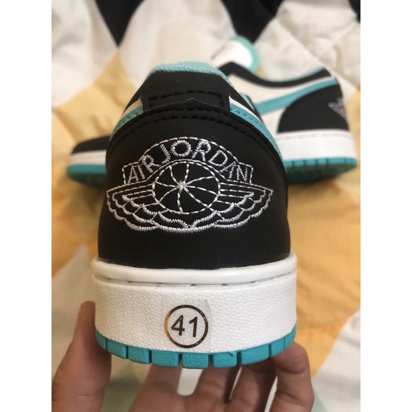 Giày JD1 Xanh Ngọc, Giày Sneakers Jodan 1 xanh Ngọc Cổ Thấp Full Box, Full Bill | BigBuy360 - bigbuy360.vn