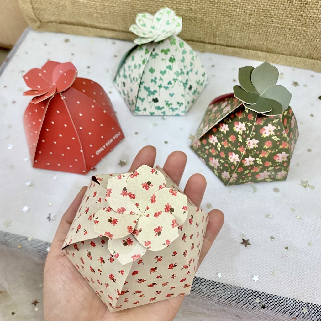 Set combo 100 hộp quà tặng đựng bánh kẹo, trang sức, đồ chơi mix mẫu ngẫu nhiên