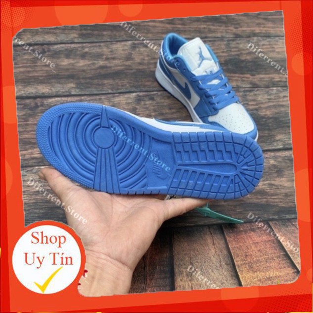 Giày Ari Jordan 1 Low University Xanh trắng Full box 1:1 - Diferrent.Store_