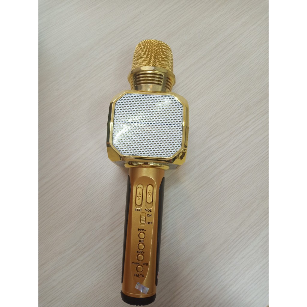 Micro karaoke bluetooth SD-10 Mic hát cầm tay loa không dây mini hát hay đa năng có ghi âm