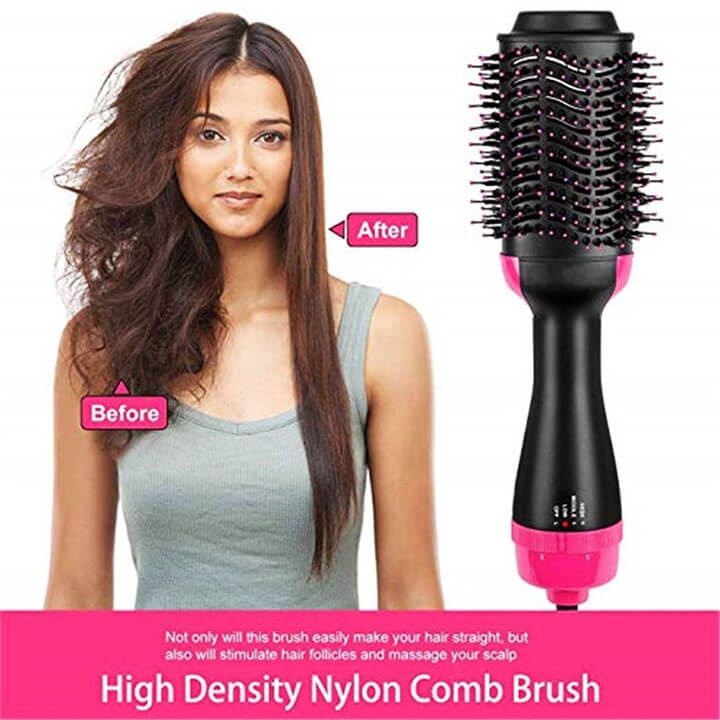 Máy sấy tóc, lược điện sấy tóc đa năng 3 trong 1 ONE STEP chuyên sấy tóc, uốn tóc tạo kiểu làm phồng tóc