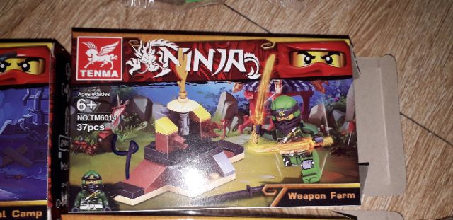 Lắp ráp LegoNinjago Ngồi đền TM6014 rất đẹp