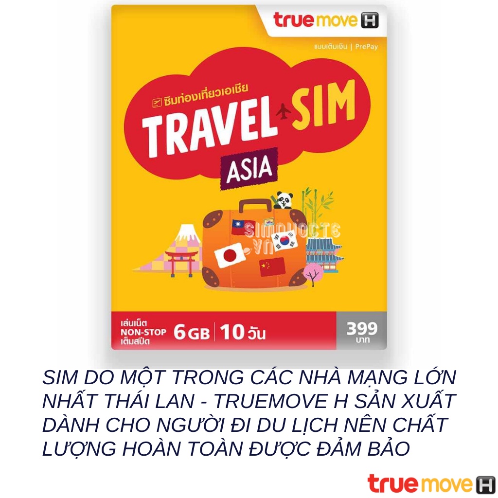 Sim Du Lịch Ấn Độ Pakistan Tốc Độ Cao DTAC GO INTER VÀ TRUEMOVE TRAVEL ASIA