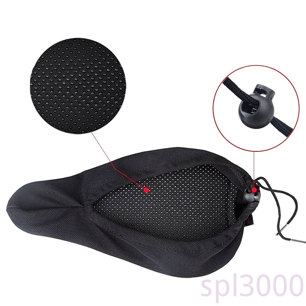 Đệm lót yên xe đạp 3D chống trượt thoáng khí có thể điều chỉnh tiện dụng