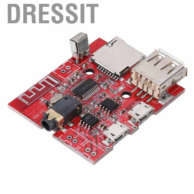 Dressit Bluetooth 4.1 MP3 Decoding Module Receiver Board Circuit w/ Remote Control