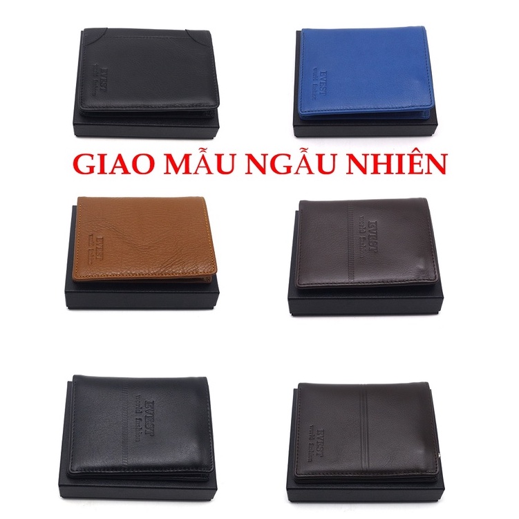 Ví đứng nam da cao cấp thời trang KABUTO (giao mẫu ngẫu nhiên)