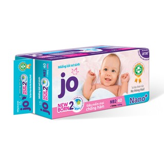 Miếng lót sơ sinh Jo Newborn 2 40 miếng