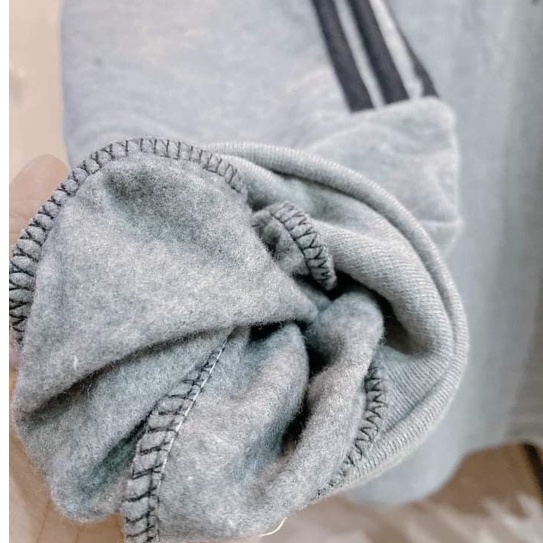 Áo polo tàn khóa chất nỉ ngoại mềm mịn, from rộng, tay rót sọc, khóa cổ, KÈM ẢNH THẬT | BigBuy360 - bigbuy360.vn