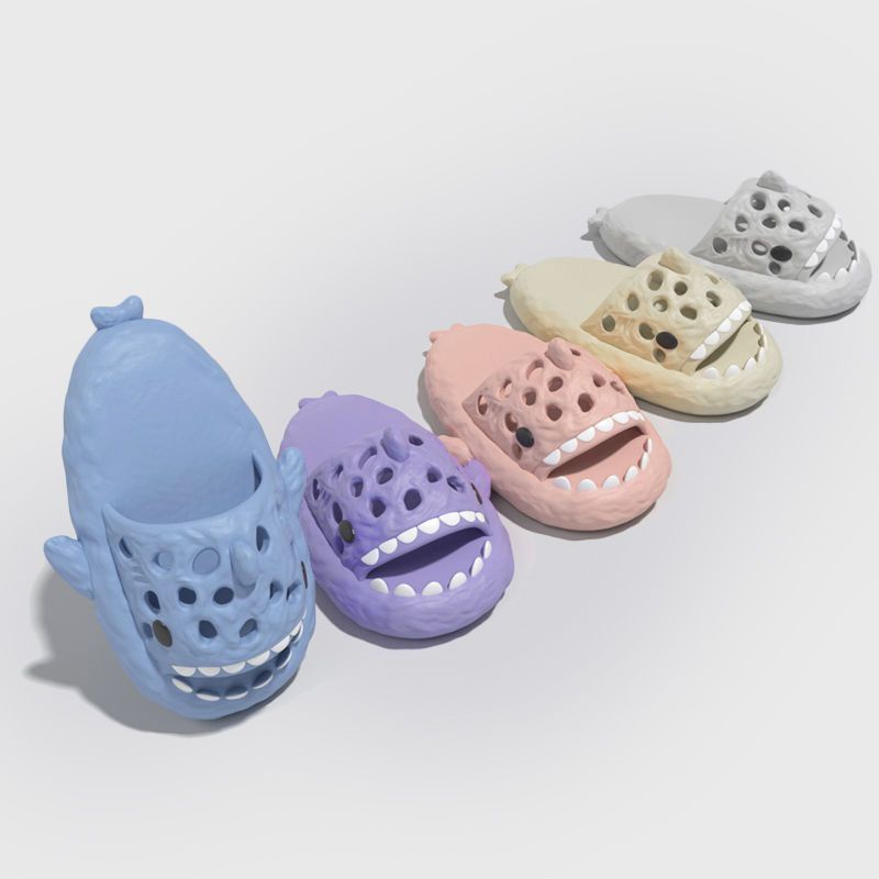 Dép Đi Biển Đế Dày Siêu Mềm Chống Trượt Họa Tiết Hoạt Hình Thời Trang Mùa Hè Cho Nam