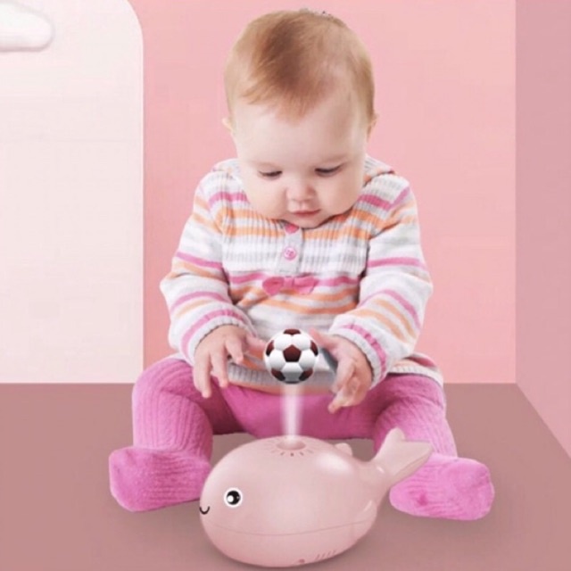 Đồ Chơi Cá Voi Biết Thổi Bóng Siêu Cưng Cho Bé… (Nhựa ABS).