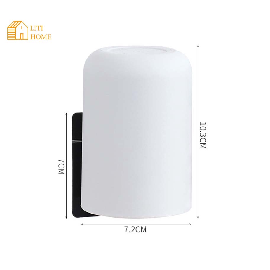 Set cốc đánh răng và miếng dán đỡ bàn chải đánh răng - Đồ gia dụng