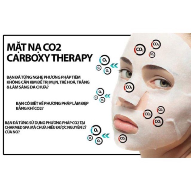 Mặt nạ Thải Độc Carborn, Nạ Thải Độc CO2 DJ Carborn Therapy Ngăn Ngừa Mụn ( Nguyên Hộp)