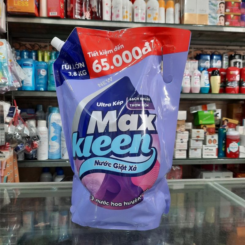 Nước giặt xả MaxKleen hương nước hoa huyền diệu túi 3.8kg