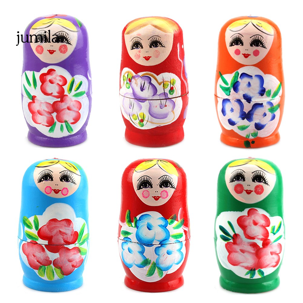 5 Búp Bê Nga Matryoshka Bằng Gỗ