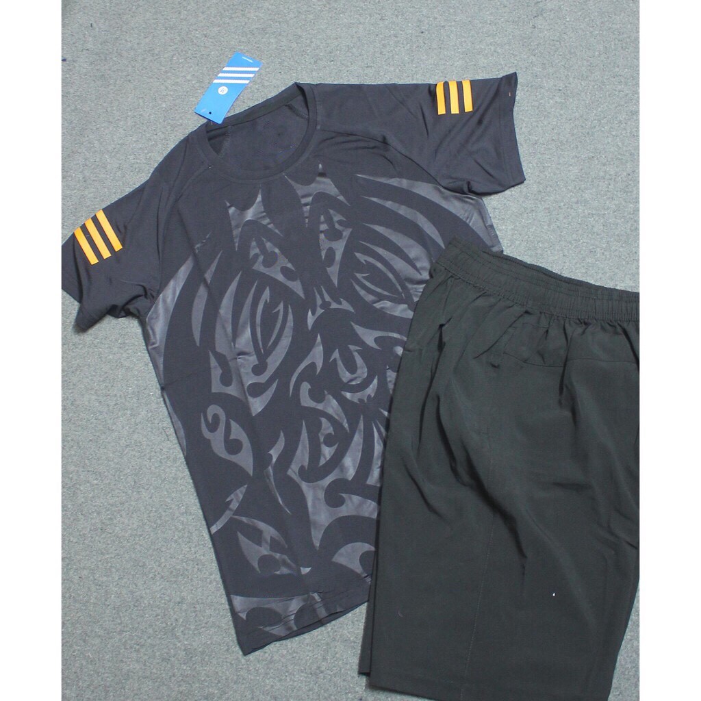 Bộ thể thao nam thun lạnh ép vân One3, phom 40-75kg | BigBuy360 - bigbuy360.vn