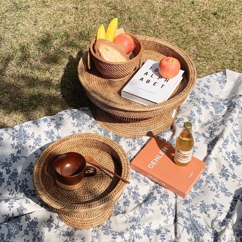 Thảm picnic, Tấm vải hoa văn vintage