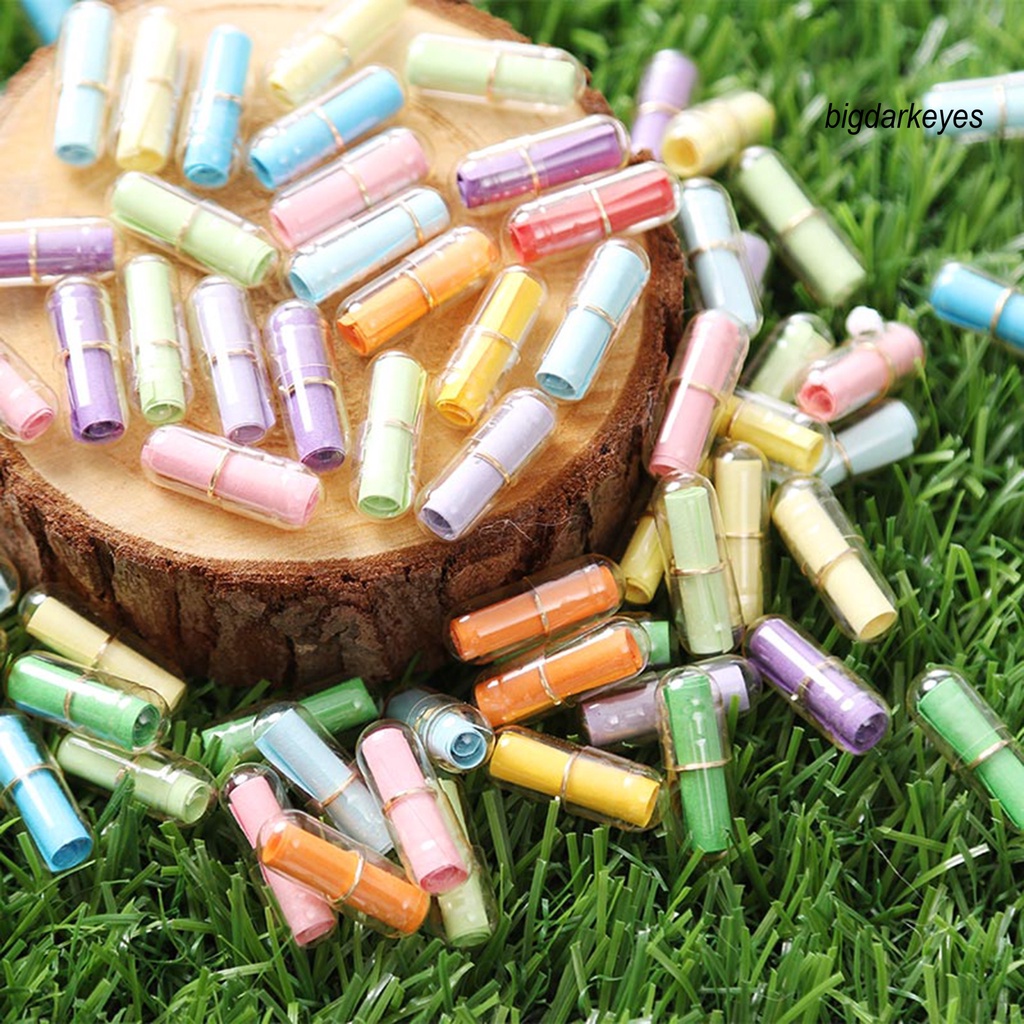 Set 50 Lọ Điều Ước Bằng Nhựa Trong Suốt Dùng Làm Quà Tặng