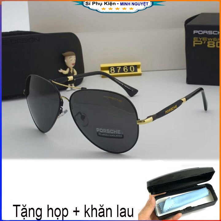 Kính mát nam PE09 tròng phân cực chống tia cực tím