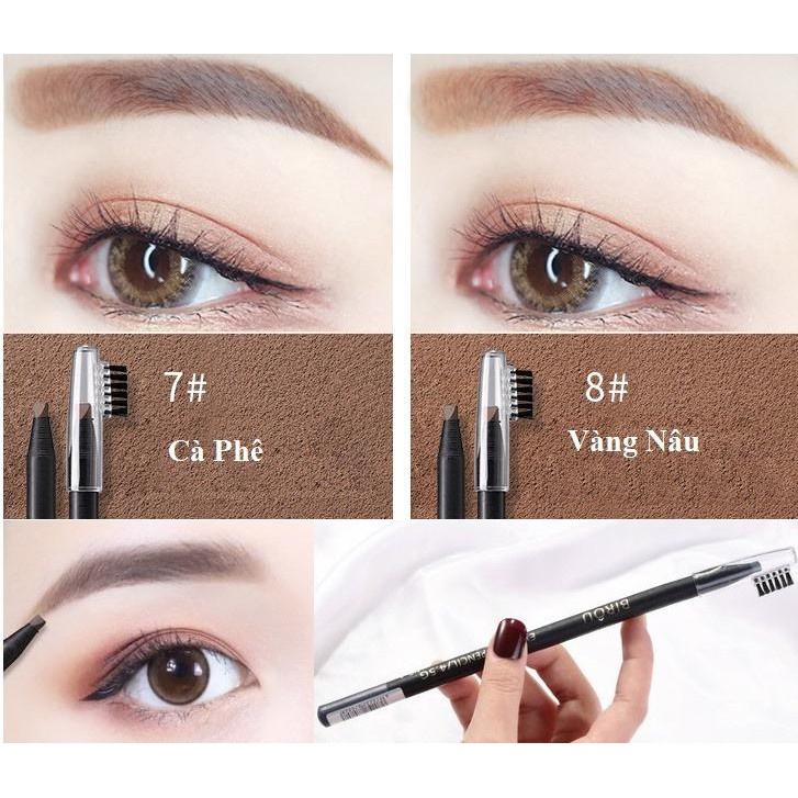 Chì xé kẻ mày cao cấp cứng phẩy sợi Birôu Eyebrow Pencil sắc nét Makeup trang điểm 4.5g