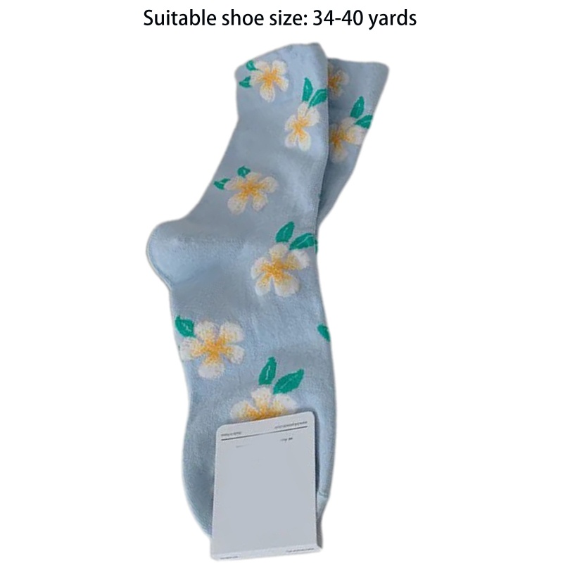 Xixi Tất Ống Lửng Họa Tiết Hoa Ngọt Ngào Cho Nữ