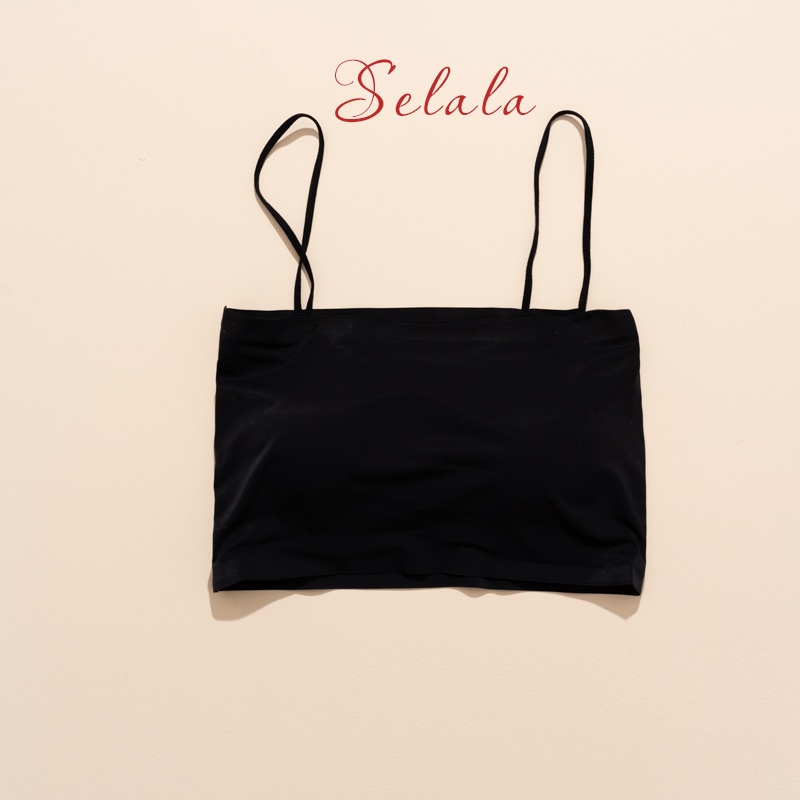 Áo Bra Su Selala Trơn Quây 2 Dây Đệm Mỏng Thoáng Mát BR09