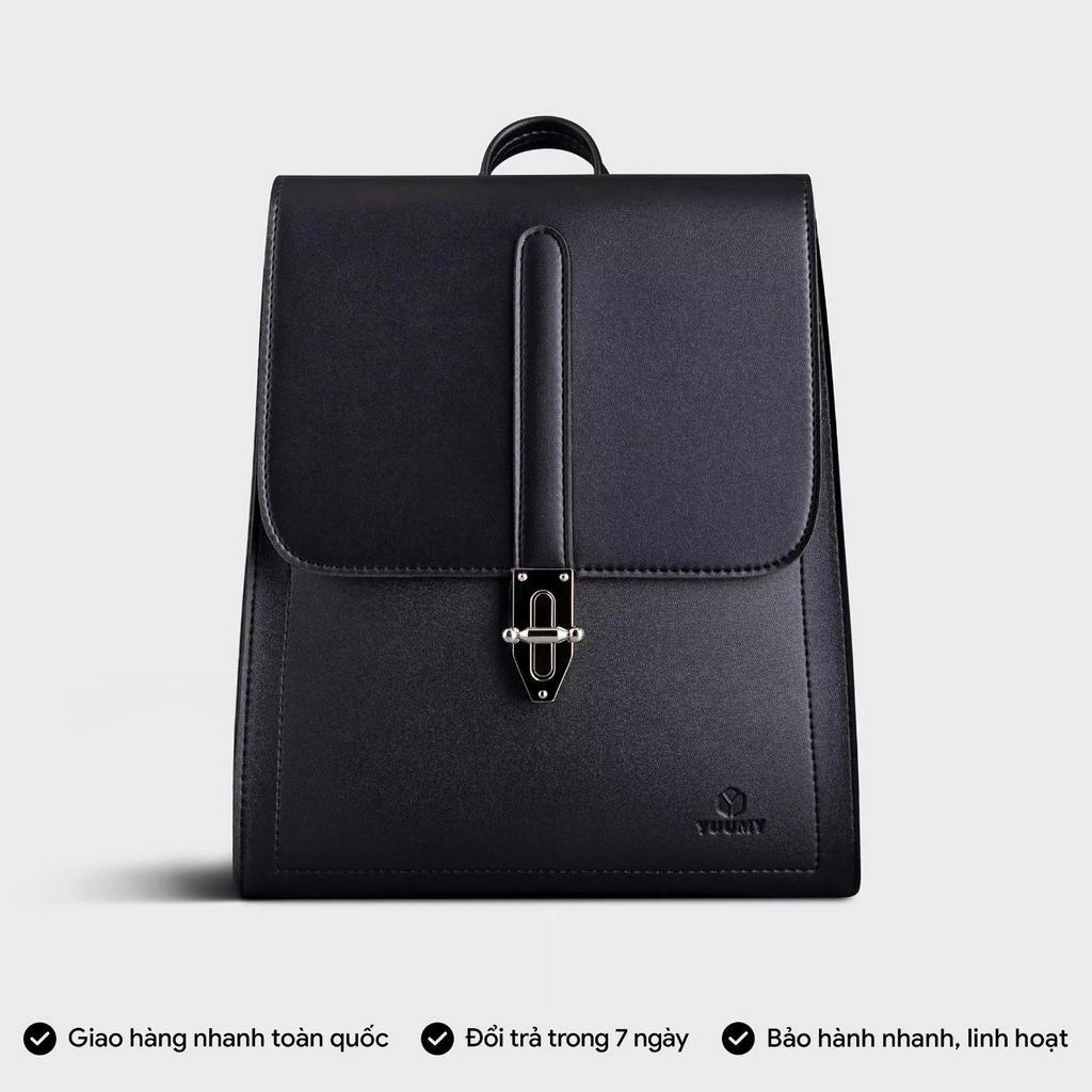 Balo da nữ trơn thời trang đi chơi YUUMY YBA74