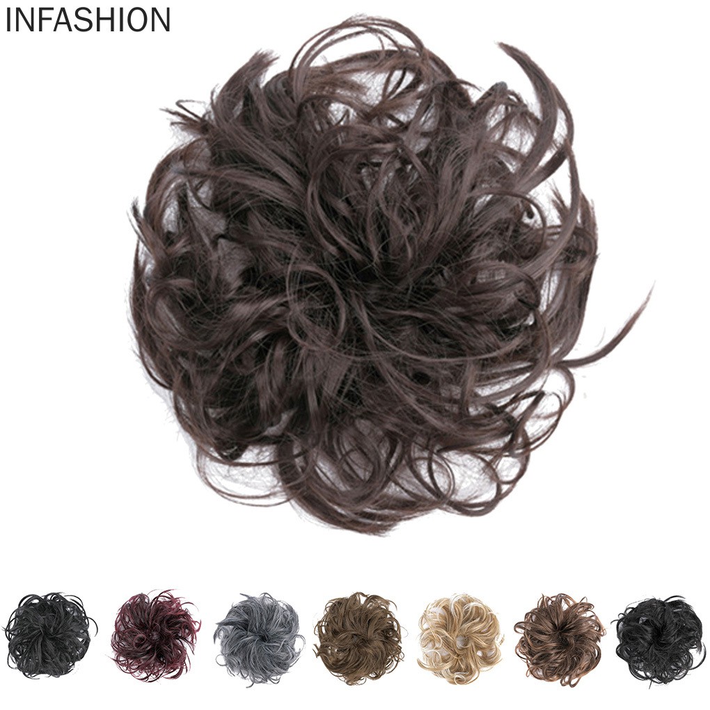 Tóc Giả Kiểu Cột Đuôi Ngựa Xoăn Gợn Sóng